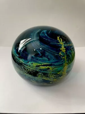 Mdina Michael Harris Magnum Art Glass Paperweight Dump • £25