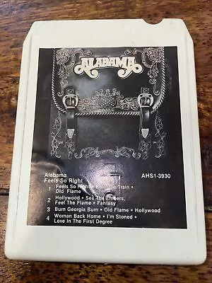 8 Track Tape Alabama Feels So Right • $9.95