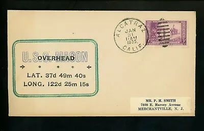 US Postal History Airmail Zeppelin U.S.S. Macon Mellone # 1/15/35-2.1 1935 CA • $27.99