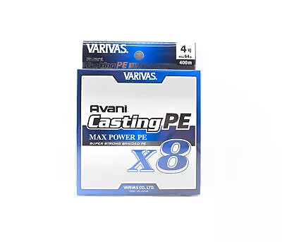 Varivas P.E Line New Avani Max Power Casting X8 400m P.E 4 64lb (8647) • $59.90