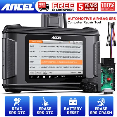 ANCEL AR500 OBD2 Scanner Car SRS Reset Tool Bench OBD Battery Repair Diagnostic • £779.99