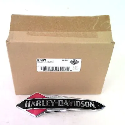 NEW Genuine Harley 2018up Softail Slim Left Gas Fuel Tank Badge 14100957 • $144.16