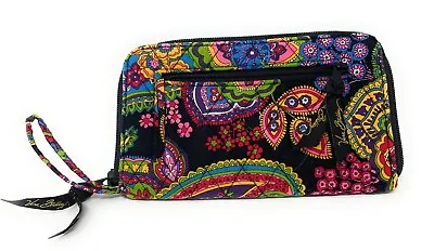 NWOT Vera Bradley Symphony In Hue Zip Around Quilted Wallet Wristlet • $29