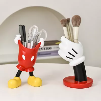 Mickey Mouse Brush Pot Companion Pen Cases Storage Bracket Desk Decor Collection • $23.98