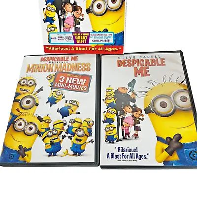 Despicable Me (Minion Madness DVD Double Pack) Kids Humor Animated • $3.46