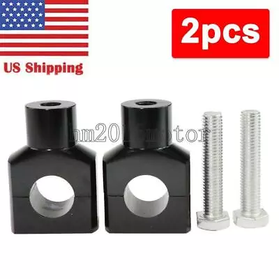 1  Motorcycle Handlebar Mount Risers For Honda Shadow VLX 600 VTX1800 ACE 750 US • $31.60