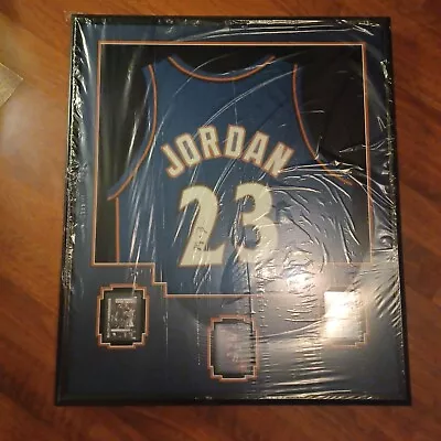 Michael Jordan 23 Signed/Autograph Framed Jersey Washington Wizard Free Delivery • $1350