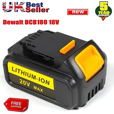 £19.99 • Buy For Dewalt 18v Battery 6.0Ah XR DCB184 DCB183 DCB182 DCB090 DCB118 DCB115