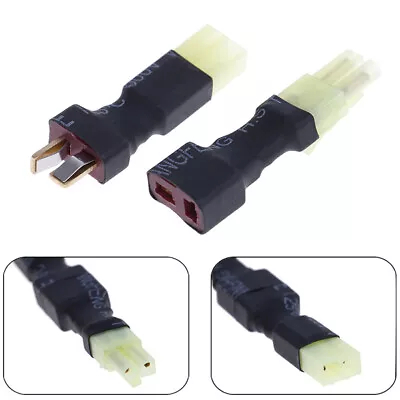 RC Battery Wireless Connector Deans T Plug To Mini Tamiya Female Male Adapter • $7.81