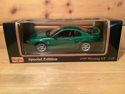 New/Other 1:18 1999 Mustang GT. Maisto Special Edition # 31860. Green/Black • $50