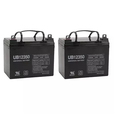 UPG 2 Pack - UB12350 12V 35Ah PRIDE Victory AGM1234T Scooter Replacement Battery • $179.99