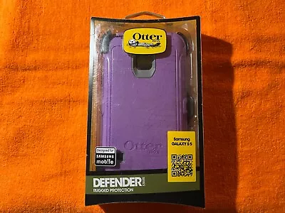 For Samsung Galaxy S5 - Otterbox Defender Case In Purple +Belt Clip • $59.90