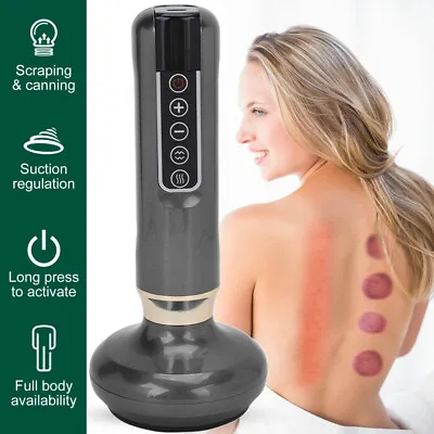 Smart Electric Cupping Massage Suction Vacuum Scraping Therapy Machine 12 Level • £18.95