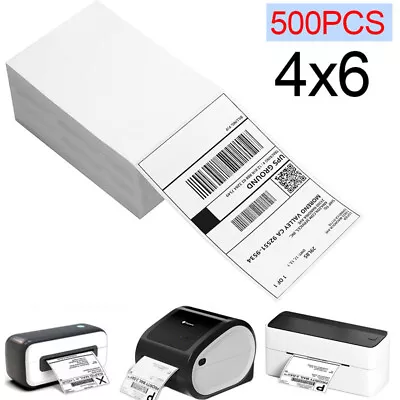 500PCS 4x6 Thermal Shipping Label Sticker Paper For Phomemo D520BT 241BT 246S • $15.99