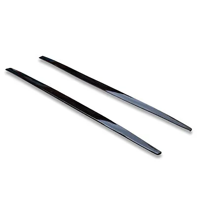 Painted Gloss Black Side Skirts Extension For Honda Accord 6th Coupe 97-02 • £152.64