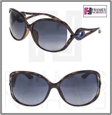 $209.30 • Buy CHRISTIAN DIOR VOLUTE 2F Havana Blue Gradient Wrap Sunglasses VOLUTE2FS Women