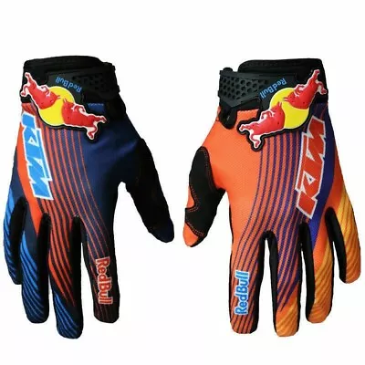 Redbull Red Bull KTM Cycling Motorcycle Motorroad Riding 100% Fox TLD Gloves • $27.99