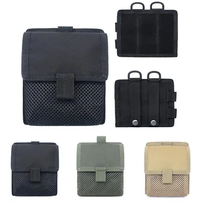 Tactical EDC Pouch Molle Patch Board Panel Magazine Waist Pack Hook Loop Holder • $11.57