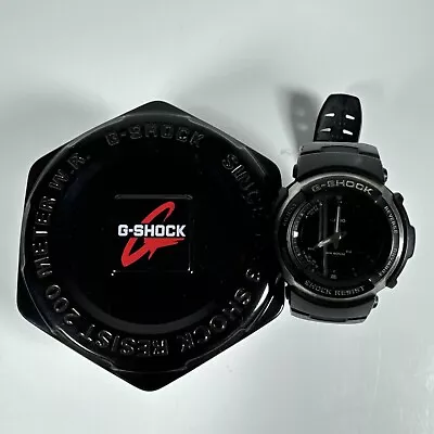 RARE Genuine Casio G-SHOCK G-304RL Watch Black Leather & Rubber Band Snakeskin • $49.99