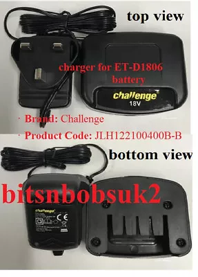 Challenge Battery Charger For The Cordless Grass Trimmer/hedge Cutter Only BNIB • £29.95