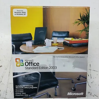 Microsoft Office Standard Edition 2003 Full Version With Key Code Perfect Cond. • $14.99