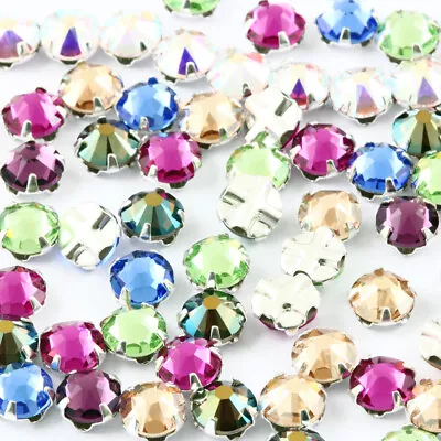 Superior PRIMERO Rose Montees Crystals Prong Set Sew On Craft * Many Colors • $5.27