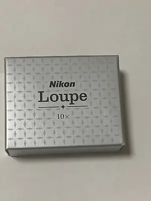 Nikon Loupe Magnifier Official 10x Jewelry Triplet Loupe Brand New • $64.88