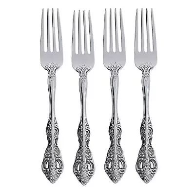 Oneida Michelangelo Fine Flatware Dinner Fork Set Of 4   Assorted Styles  • $18.57