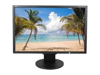 NEC EA244wmi 24  VGA DVI HDMI DP Widescreen Monitor Professional IPS • £39.99
