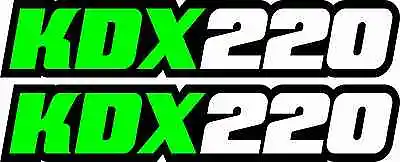 KDX220 Swingarm Airbox Number Plate Decals Stickers Kdx 220 Dirtbike Graphics • $13.95