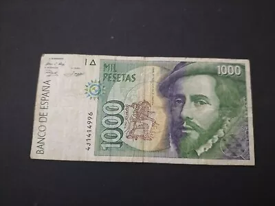 Spain 1000 Pesetas 1992 • £1.61