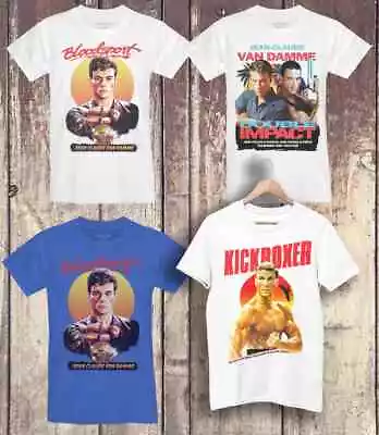 RETRO TEES Unisex Van Damme Movie Poster T Shirt XS - 3XL 80s Film Fan Gift Top • £17.99