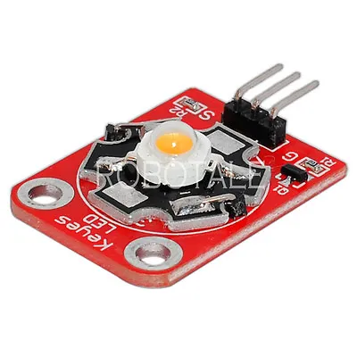 1PCS KEYES 3W LED Module High-Power With PCB Chassis For Arduino STM32 AVR  • $0.99