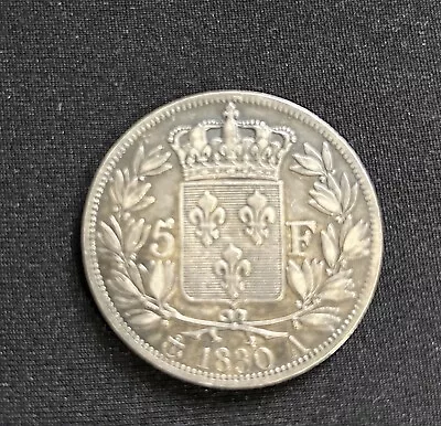 1830-A 5 Francs Charles X • $41