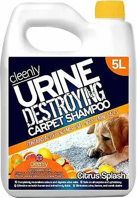 £24.95 • Buy Pet Urine Destroyer Carpet Cleaner Enzymes Shampoo Citrus Cleenly 