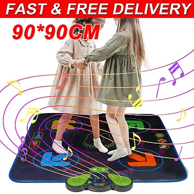 Kids Dance Mat Gift For 3-12 Year Old Girls Boys Electronic Dance Pad Game Toy • £15.99