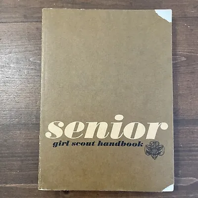 Vintage Senior Girl Scout Handbook 1963 3rd Impression • $8