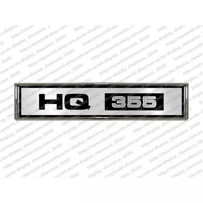 #2568 Badge To Suit Holden Hq 355 Chrome Car Emblem • $37