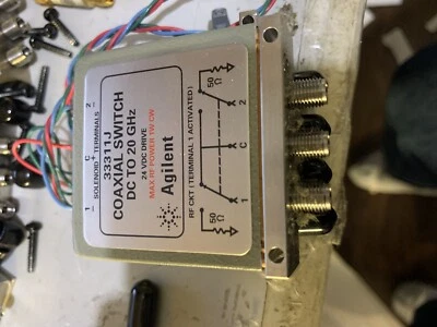 $29.99 • Buy Agilent Hp 33311J  Coaxial Switch DC To 20GHz 08720-60006 For 8720A/B, Tested!