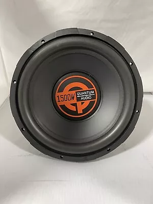 Quantum Audio Q1500/12D 12” 4 Ohm DVC 1500 Watts Max Subwoofer • $30