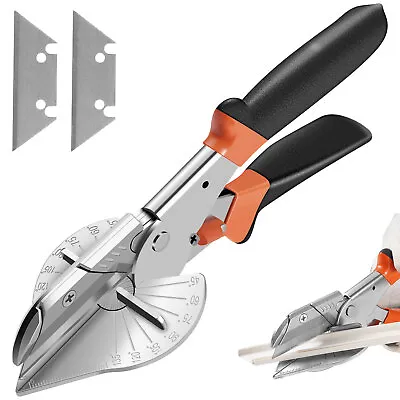 Multi Angle Cutter Mitre Shears Gasket Cutter Trim Bead Snips Steel Scissors • £10.79