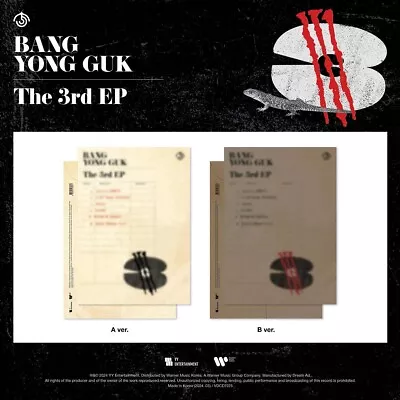 BANG YONG GUK B.A.P 3rd EP Album [3] 2Ver SET CD+P.Book+2p Card+Sticker+F.Poster • $48.50