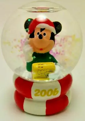 2006 JC Penney Disney Mickey Mouse Christmas Mini Snow Globe Water Ball • $19.95