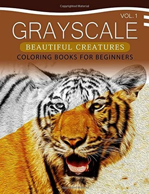 £11.79 • Buy Grayscale Beautiful Creatures Coloring Books Fo. Beginner<|