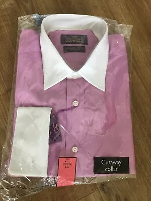St Michael M&S Vintage Sartorial Limited Edition Cutaway Collar Mens Shirt Size  • £15