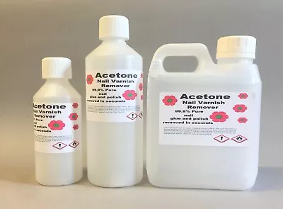 £10.40 • Buy Nail Varnish Remover  Acetone 99.9% Pure