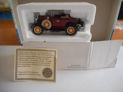 National Motor Museum Mint SS-T5340 1931 Ford Model A Coupe + C Of Auth + Box • £15