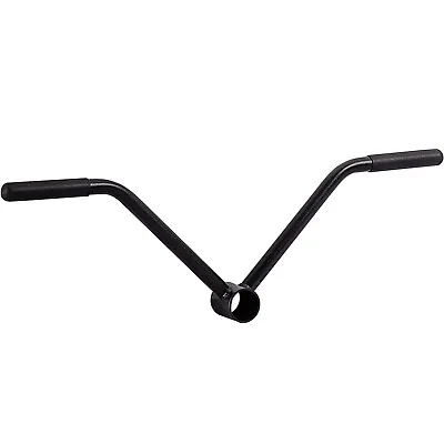 Straight Grip Landmine T-Bar Row Handle Home Gym Back Olympic Attachment Barbell • £21.99