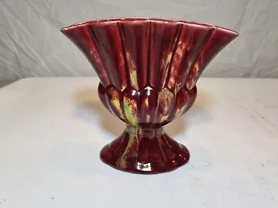 Vintage Casey Ware - Australian Pottery - 16cm Fan Vase • $15