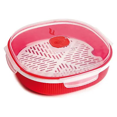 Snips Microwave Dish Steamer 2L - Vegetable/Meat/Fish Steamer - Steam Cooking • £15